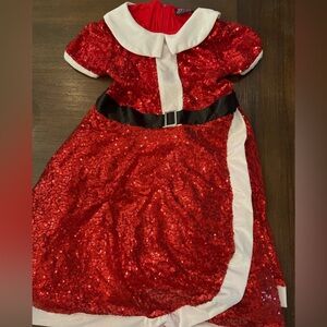 Little girls sequin holiday dress size 10/12